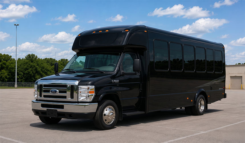 20-passenger minibus for charter in Roanoke, VA