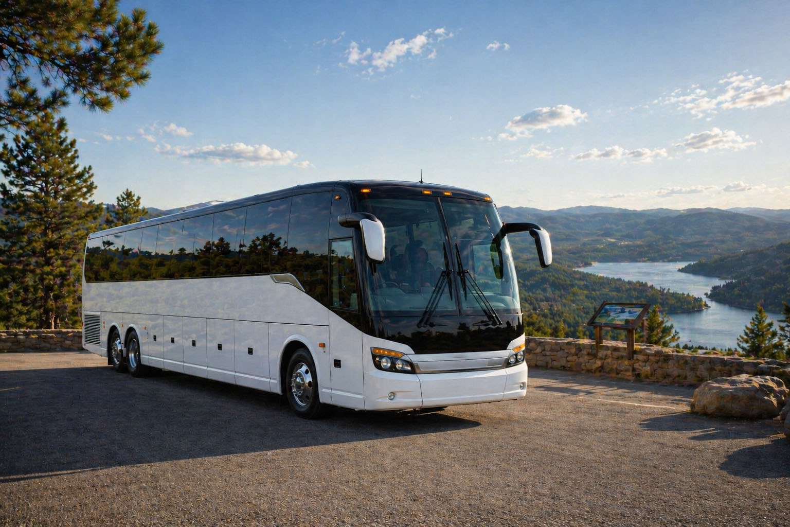 Charter bus rental in Roanoke, VA